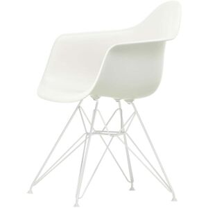 Vitra - Eames Plastic Armchair DAR, blanc / blanc (patins en feutre blanc)