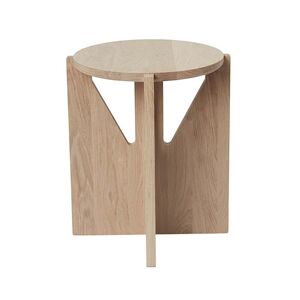 Kristina dam studio - tabouret, ø 36 cm h 42 cm, chêne