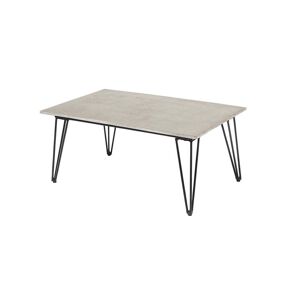 Bloomingville - Mundo Table basse, 90 x 60 cm, béton / gris - Publicité