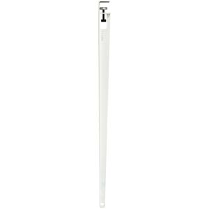 TipToe - Pied de table de bar H 110 cm, blanc nuageux