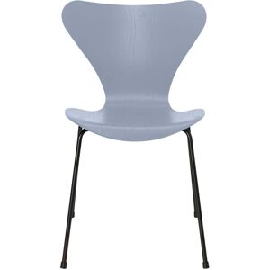 Fritz Hansen - Série 7 chaise, noir / frêne teinté lavender blue