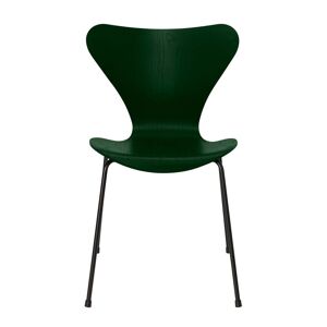 Fritz Hansen - Série 7 chaise, noir / frêne teinté evergreen