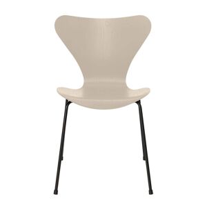 Fritz Hansen - Serie 7 chaise, noir / frene light beige teinte