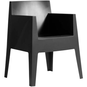 Driade - Toy Chaise avec accoudoirs, noir