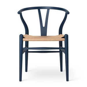 Carl Hansen - CH24 Wishbone Chair , soft blue / tressage naturel