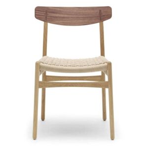 Carl Hansen - CH23 Chair, chene huile / noyer huile / tressage naturel (cache-noyer)