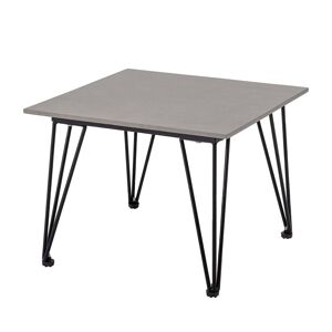 Bloomingville - Mundo Table basse 55 x 55 cm, Béton gris / noir - Publicité