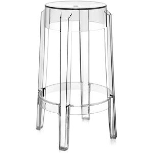 Kartell - Charles Ghost Tabouret de bar H 65 cm, transparent - Publicité