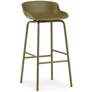 Normann Copenhagen - Hyg Tabouret de bar, H 75 cm, olive