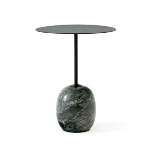 &Tradition & Tradition - Lato Table d'appoint, H 50 cm / Ø 40 cm, deep green / verde alpi Marbre - Publicité