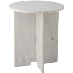 Bloomingville - Jasmia table d'appoint, Ø 46 cm, blanc - Publicité