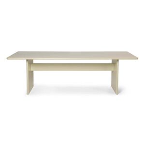 ferm LIVING - Rink Dining Table, 90 x 240 cm, eggshell