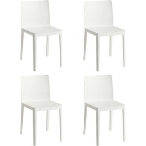 HAY - Élementaire Chair , blanc creme (set de 4)