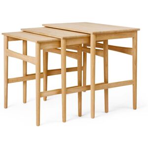 Carl Hansen - CH004 Nesting Tables, chene huile (lot de 3)