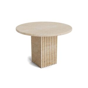 NORR 11 NORR11 - Soho Table basse Ø 50 x H 35 cm, travertin naturel