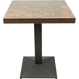 Table Haute, Table de Bar Carrée Vintage 60x75cm Table de bar Table Bistro AQB109 - Aqrau - Publicité