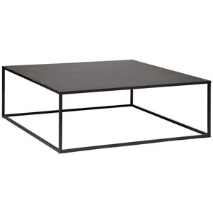 Atmosphera - Table basse Gota métal noir 100x100cm créateur d'intérieur - Noir - Publicité