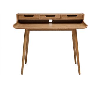 Miliboo - Bureau avec rangements scandinave bois clair L110 cm opus - Frêne - Publicité