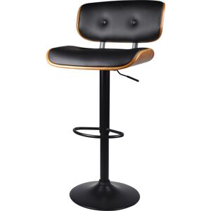 Rendez-vous Déco - Chaise de bar Melchior noire 69/91 cm - Noir - Publicité