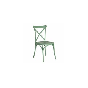 WADIGA Chaise Esprit Bistrot en Polypropylène Vert - Vert - Publicité