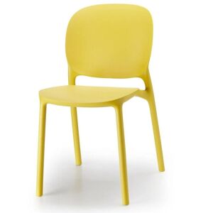 Chaise indoor / outdoor lot de 2 Hug - Jaune