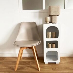 Chaise style scandinave Scandy Opjet Couleur: Taupe - Taupe - Publicité