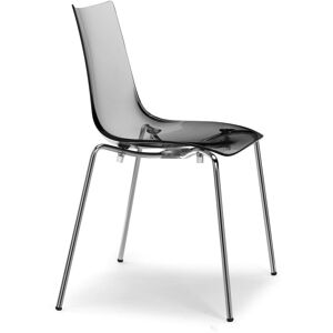 Scab Design - Chaise Zebra antishock 4 pieds - Gris Transparent - Publicité