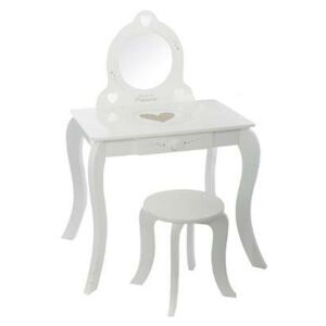 Atmosphera - Coiffeuse & Tabouret Enfant 92cm Blanc - Publicité