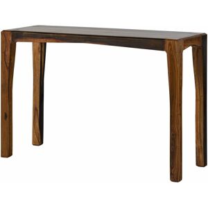 Massivmoebel24 Ancona 203 Table console en bois de sheesham - laqué / marron foncé 120x42x80 - marron - Publicité