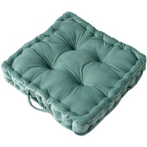 Coussin anti-stress de bureau épaissi en velours hollandais, coussin de siège de chaise de salle à manger de yoga, de méditation et de protection de la taille, vert clair - Turquoise - Ahlsen - Publicité