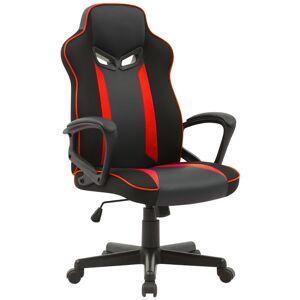 Deco In Paris - Fauteuil de bureau gaming noir et rouge micron - gris rouge - Publicité