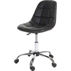 HHG - Fauteuil de bureau Lier, chaise pitovante, siège baquet, similicuir noir - black - Publicité