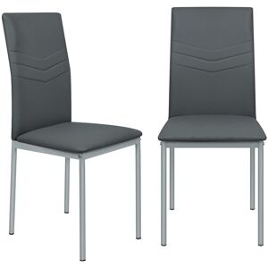 Skecten - Chaises de salle à manger - design italien élégant, chaise rembourrée, revêtement en similicuir, moderne et élégant à la table à manger - Publicité