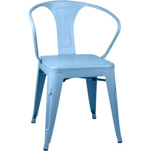 Chaise de salle à manger Vintage 53x45x80cm Thinia Home bleu - Publicité