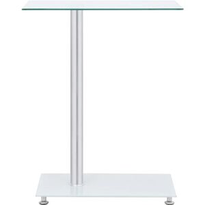 Table d'appoint en forme U Transparent 45x30x58 cm Verre trempé