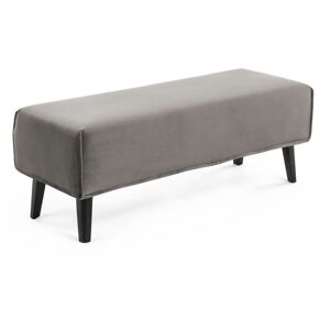 Kave Home - Housse banquette Dyla velours gris - Publicité