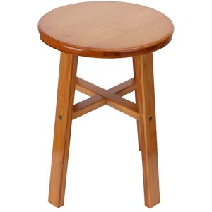 Petit tabouret en bambou polyvalent, tabouret bas, banc pour enfants, pour la maison, le salon, fournitures rondes - Eosnow - Publicité