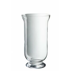 Jolipa - Photophore en verre transparent 22x22x40 cm - Transparant - Publicité