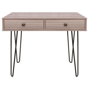 Selsey Orianis - Bureau / Coiffeuse - 80x40 cm - pieds en épingle - avec 2 tiroirs - Publicité