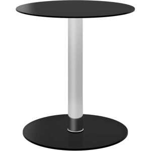 DESIGN IN Table basse Table d'appoint pour Salon Chambre - Noir 40 cm Verre trempé BV140635 - BonneVie - Publicité