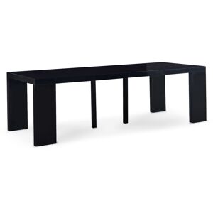 INTENSEDECO Table Console Extensible Oxalys xl Noir Laquée - Noir laqué - Publicité