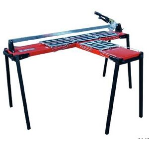 HEKA Table latérale GigaCut Plus (hauteur réglable avec pieds et laser) - Coloris : rouge et noir - Pieds réglables et laser - Publicité