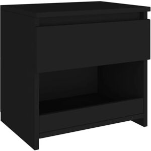 Table de chevet Noir 40x30x39 cm Aggloméré Vidaxl Noir - Publicité