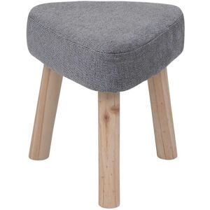 ATMOSPHERA Tabouret d'appoint Jules - Dimensions : Longueur 32 cm x Largeur 32 cm x Hauteur 36 cm. - Ivoire - Publicité