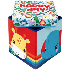 - Tabouret de rangement cube Animaux - Happy Day Fisher Price