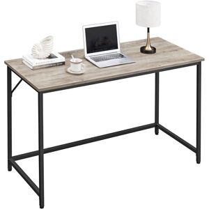 Vasagle - Bureau, Table, Poste de Travail, 120 x 60 x 75 cm, pour Bureau, Salon, Chambre, Assemblage Simple, Métal, Style Industriel, Grège et Noir par songmics LWD039B02 - Publicité