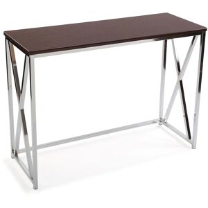 Modena Meuble d'Entrée Étroit, Table console, 76x40,5x106,5cm - Marron - Versa