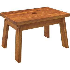 Tabouret-escabeau 38x26x22 cm Bois d'acacia solide - Ymyny - Publicité