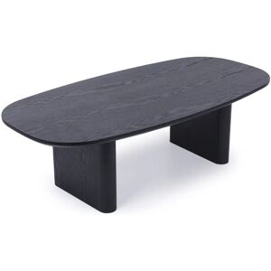 NV GALLERY Table basse DAWN Table basse Bois de frene noir L100 Noir