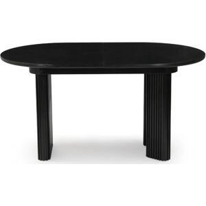 NV GALLERY Table a manger extensible ADRIANO Table a manger extensible pour 4 6 personnes Bois de frene noir L150 190 Noir